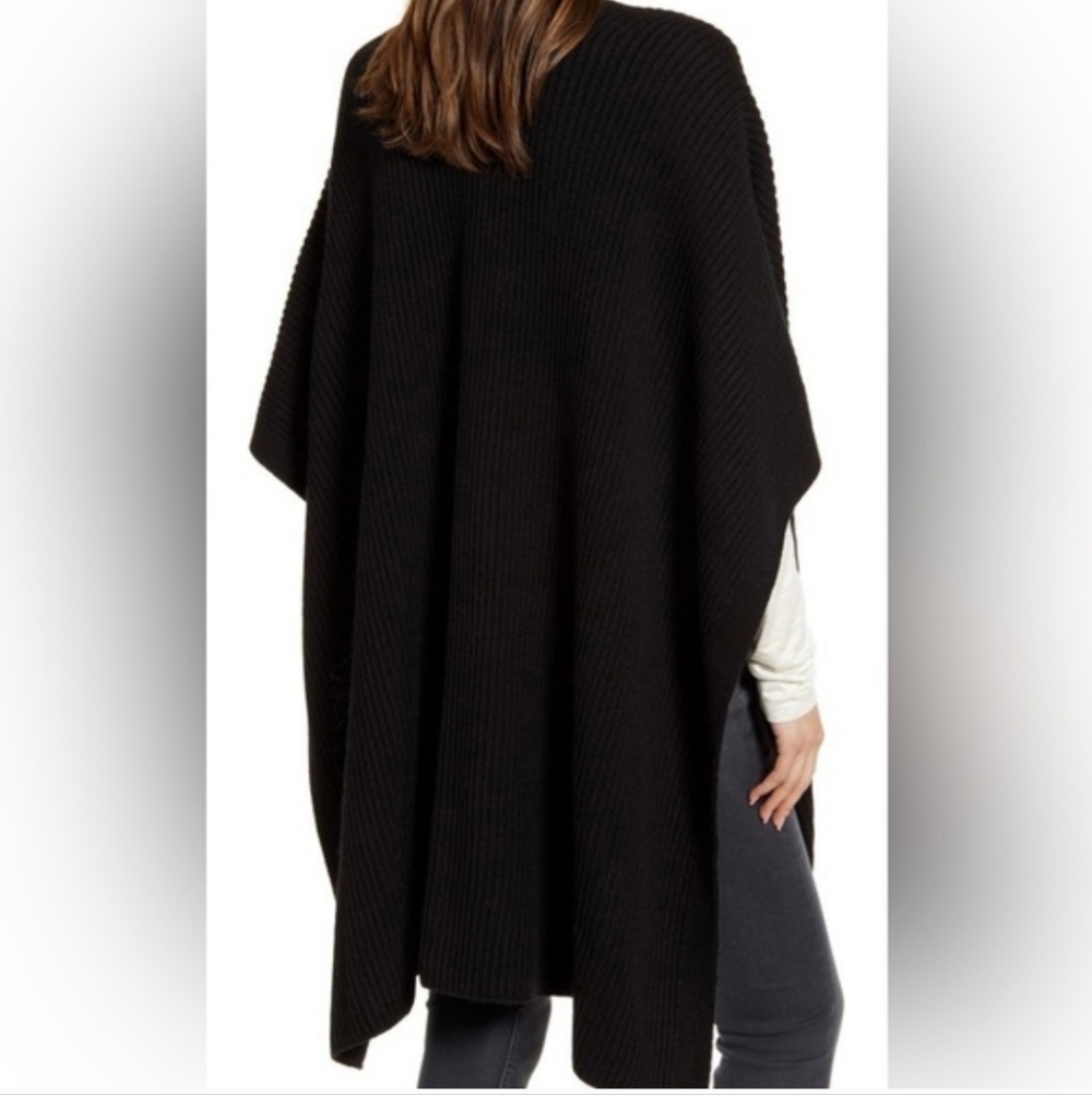 All Saints Traveling Rib Ruana One Size Fits All NWT'S - Picture 2 of 9